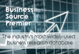 graph with up arrow and Business Source Premier logo